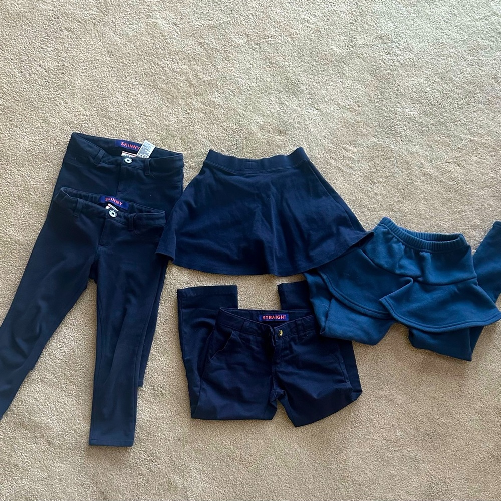 Lot-Girls uniform bottoms 6-6x